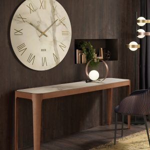 portofino clock wall gold made in italy riflessi
