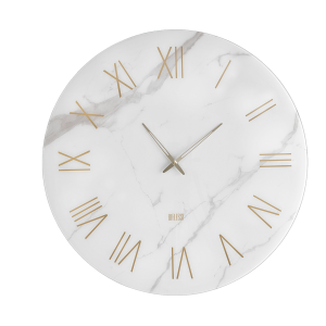 portofino wall clock white made in italy