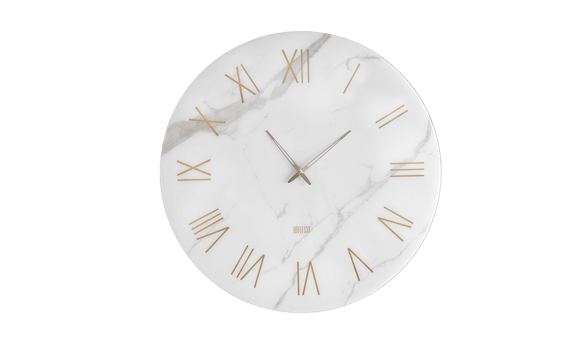 portofino wall clock white made in italy