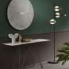 portofino wall clock white made in italy riflessi